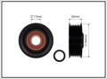 CAFFARO Umlenk-/Führungsrolle Keilrippenriemen 80-40 für TOUAREG SKODA SUPERB C6