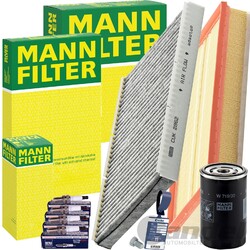 MANN-FILTER INSPEKTIONSPAKET passend für VW GOLF 4 BORA 1J OCTAVIA 1U AUDI TT 8N