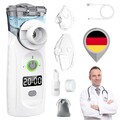 Inhalationsgerät tragbar Vernebler Set Mit USB Wiederaufladbar Timer und Display