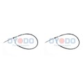2x Oyodo Handbremsseil Seilzug Feststellbremse für VW Polo 6R 6C 1.2 TSI 16V