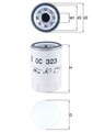 Ölfilter KNECHT OC 323 Anschraubfilter für JAGUAR LINCOLN DAIMLER XK X100 X308 2