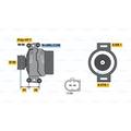 BOSCH Generator Lichtmaschine 220A 14V für Mercedes-Benz S-Klasse M-Klasse