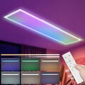 24W Eingebaute LED RGB Deckenleuchte 100x25 - Deckenpanel Dimmbar Fernbedienung
