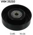 Original SKF Umlenk-/Führungsrolle Keilrippenriemen VKM 35210 für Opel Renault