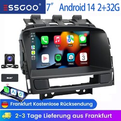 DAB+ Für Opel Astra J ECO Carplay 7" Android 14 Autoradio GPS Navi WIFI RDS KAM