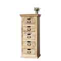 Schubladenkommode Selce massiv edles Mangoholz Schrank Regal Highboard braun