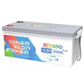 Redodo 12V 200Ah LiFePO4 Akku Lithium Batterie, 200A BMS, für Solar
