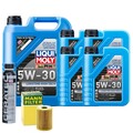 Motoröl 5W30 LIQUI MOLY Longtime High Tech 9L +MANN Ölfilter +Cera Tec