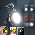 LED Clip On Cap Licht Kopflampe Stirnlampe USB wiederaufladbar Mini-Taschenlampe