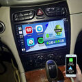 Für Mercedes Benz CLK W209 C209 Carplay 4+64G Android 13.0 Autoradio 9" Navi GPS
