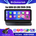 10.25" Android 14 Autoradio CarPlay 64GB DAB+ GPS Navi DVR Für Audi Q5 2009-2016