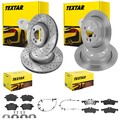 TEXTAR BREMSSCHEIBEN + BELÄGE VORNE + HINTEN passend für MINI R50 R53 R52