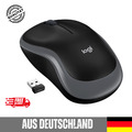 Logitech Funk Maus M185 kabellos red 2,4 GHz Nano  USB / Wireless - NEU