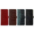 Echtes Leder Case für Samsung S23 S22 S21 S20FE A14 A54 Magnet Wallet Handyhülle