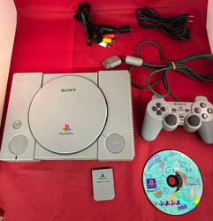Sony PlayStation 1 PS1 SCPH-5500 mit Controller Cableset Memorycard getestet ...