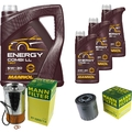 MANN-FILTER Inspektionspaket 8L MANNOL Combi LL 5W-30 für Mercedes C-Klasse