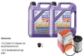 MAHLE Ölfilter 10 L LIQUI MOLY 5W-40 High Tech für Audi A5 S5 quattro A6
