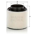 Luftfilter Filtereinsatz C 16 114/3 x MANN-FILTER für AUDI A4 B8 A4 B8 Avant A5