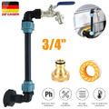 IBC Adapter Verbindungsset Auslaufhahn Für Tank Container Regenwassertank 3/4"