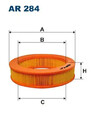 Luftfilter Filtereinsatz AR 284 FILTRON für RENAULT SUPER 5 9 4