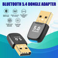 Bluetooth 5.4 USB Adapter Stick Transmitter Dongle PC Laptop Notebook TastaturuI