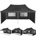 Faltpavillon 3x6M Wasserdicht Stabil Pavillon PopUp Partyzelt Faltbar Gartenzelt