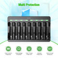 EBL 1,5V Ladegeräte Wiederaufladbar AA 3000mWh Li-ion AAA 1200mWh Batterien Akku