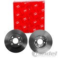 2X TRW BREMSSCHEIBEN 259mm VOLL VORNE PASSEND FÜR DACIA LOGAN SANDERO RENAULT