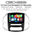 32GB Android 13 Autoradio GPS Carplay BT Für Mercedes Benz Vito 3 W447 2014-2020