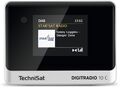 TechniSat DigitRadio 10C Bluetooth DAB+, FM Persönlich Radio  Schwarz, Silber