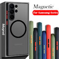 Magsafe Schutz Hülle für Samsung Galaxy S23 Ultra S22 S21 FE A54 5G Magnet Cover