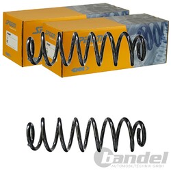 2X SPIDAN FAHRWERKSFEDERN HINTEN PASSEND FÜR SKODA YETI VW TOURAN LINKS+RECHTS