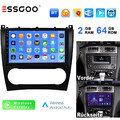 2+64G Android 13 Autoradio WIFI SWC GPS Navi für Mercedes Benz C/CLC Klasse W203
