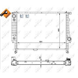 NRF 507619 Kühler Motorkühler Wasserkühler Motorkühlung