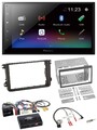 Pioneer USB Bluetooth DAB 2DIN Lenkrad Autoradio für VW T6 15-19 52pin schwarz