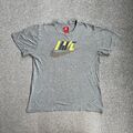 NIKE Herren Retro T-Shirt Kurzarm Medium Rundhals Logo 23805 Grau