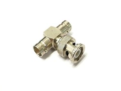 Damar&Hagen D&H BNC 50Ohm T-Verteiler Splitter Abzweig Adapter Stecker 2x Buchse
