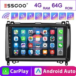 Für Mercedes Benz W639 Vito Viano W906 Sprinter W169 Android 14.0 GPS Autoradio