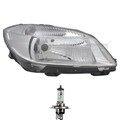 Scheinwerfer rechts H4 für Skoda Fabia II 542 545 Roomster 5J inkl. Osram Lampen