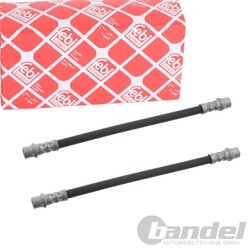 2X FEBI BILSTEIN BREMSSCHLÄUCHE HINTEN BEIDSEITIG PASSEND FÜR MERCEDES-BENZ