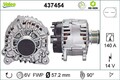 Lichtmaschine Generator 57mm 6 Rillen 150A VALEO für SKODA OCTAVIA II