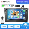 DAB+ Android 14 Autoradio 4+64G Apple Carplay GPS Nav RDS FM Für Opel Meriva KAM