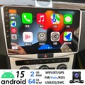 Für VW Passat B7 2010-2015 Carplay Android 15 Autoradio GPS NAVI BT KAM+ 2+64G
