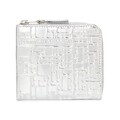 Comme Des Garcons Kleine Geldbörse mit Textur SA3100EG SILBER 140564209