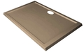 Novellini Olympic Duschwanne Slim Acryl rechteckig Erde 100x70 H4,5 cm