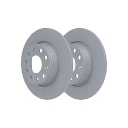 2x Bremsscheibe ATE 24.0110-0356.1 passend für FORD SEAT SKODA VAG