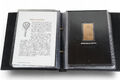 6 STÜCK GOLDENE BRIEFMARKEN TUTANCHAMUN - 23 KT. GOLD