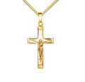 Kruzifix Kreuz-Anhänger Goldkreuz Jesus Christus Kettenanhänger 333 Gold 8 Karat