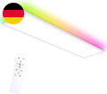 Oraymin LED Panel Deckenleuchte 120X30, RGB Deckenlampe Mit Fernbedienung, 40W 4