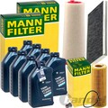 MANN INSPEKTIONSPAKET passend für 3.0d BMW X5 E53 211-218PS+8L ORIGINAL 5W-30 ÖL